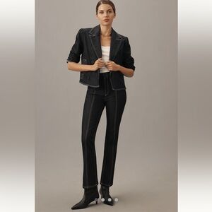 NWT Anthropologie-Maeve Downtown Date High-Rise Straight Leg Jeans 33Tall